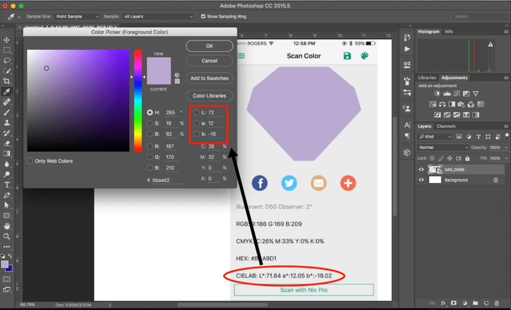 Six Simple Steps to Convert LAB to Pantone When Using Nix devices