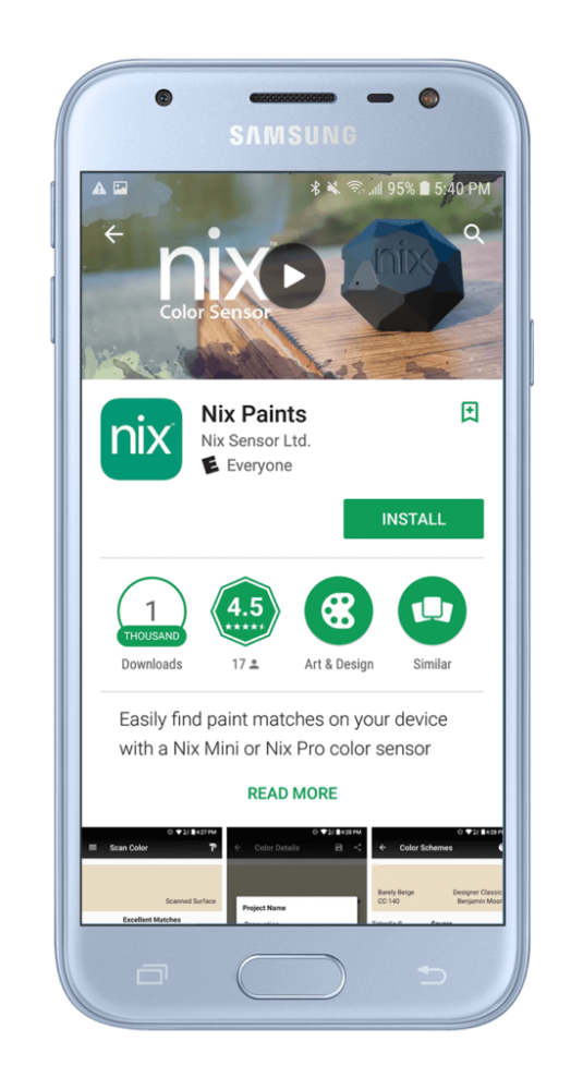 How to scan a color and match to paint Nix Sensor Ltd Tutorials